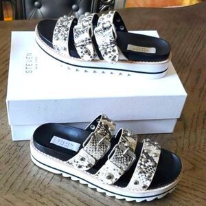 Size 8 studded Steven New York Sandals NWT.
